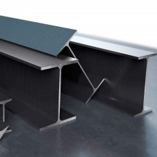 Двутавр нержавеющий г/к нормальный 08Х17Н15М3Т 10Б1 100x55x4,1x5,7 мм ГОСТ Р 57837-2017