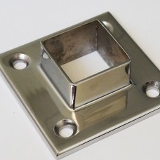 Фланец нержавеющий приварной встык с соединительным выступом квадратный Ду 10 Ру 2,5 AISI 304 10х14х15х8 мм ГОСТ 12821-80