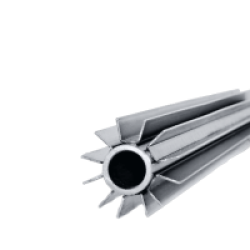 Труба нержавеющая оребренная