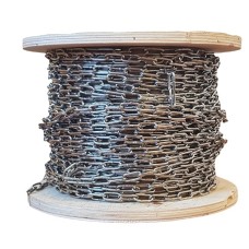 Цепь нержавеющая короткозвенная некалиброванная A4 45х158х225 мм ГОСТ 30441-97